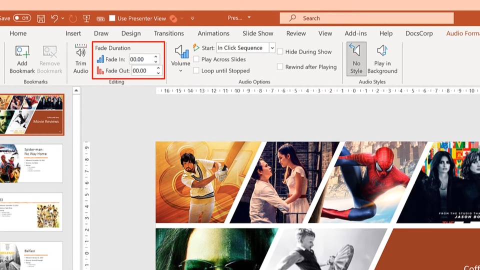 how to download powerpoint presentation with audio