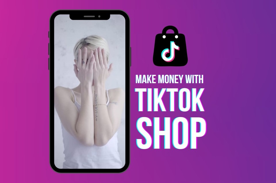cover image for blog on how to make money with tiktok shop