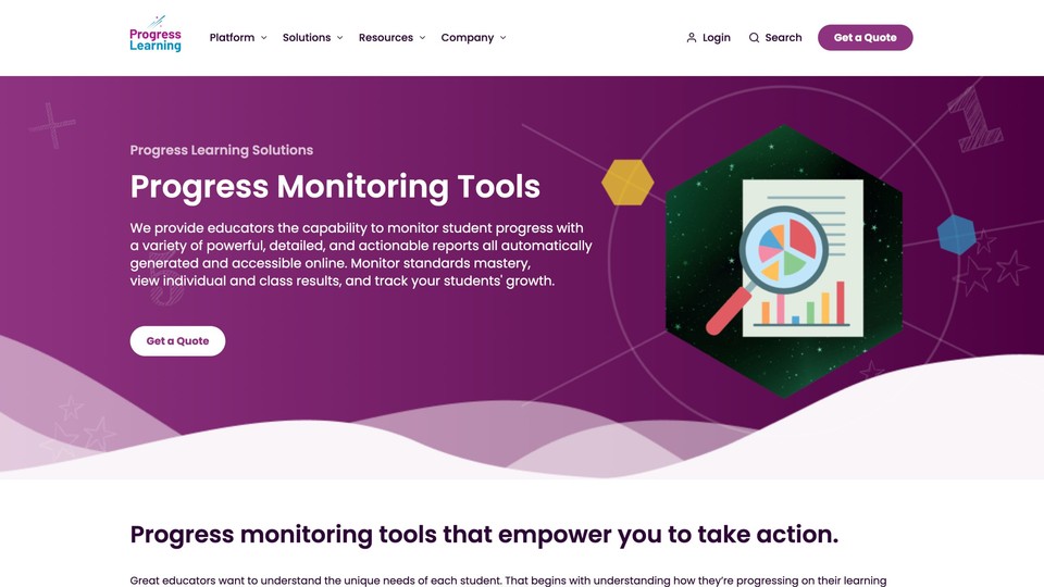 progress learning progress monitoring tool