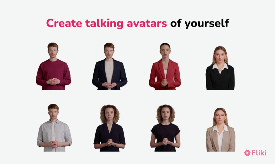 Fliki AI avatars