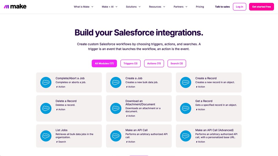 Make Salesforce Integration