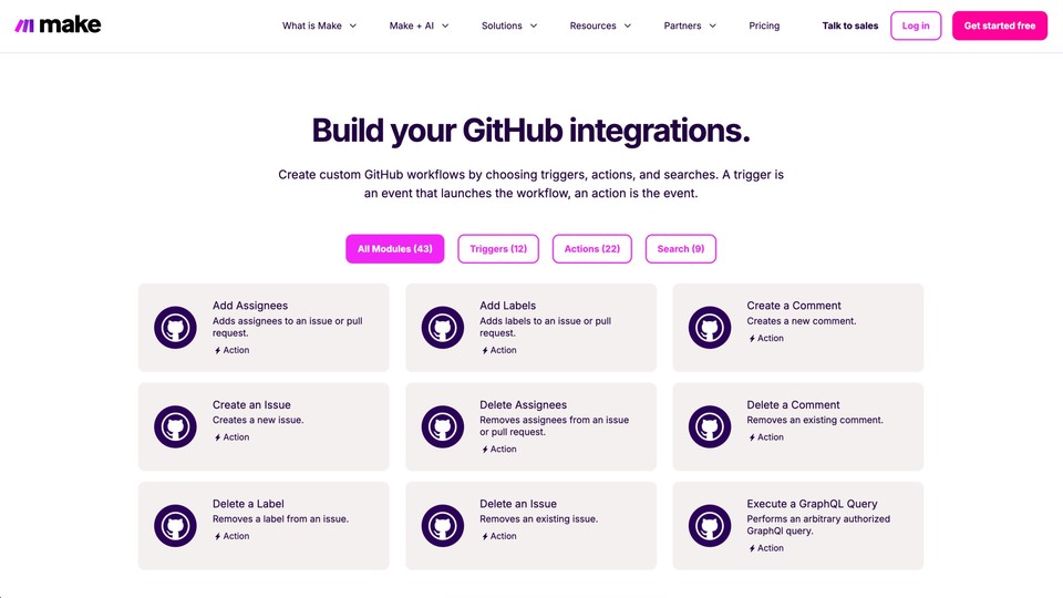 Make Github Integration