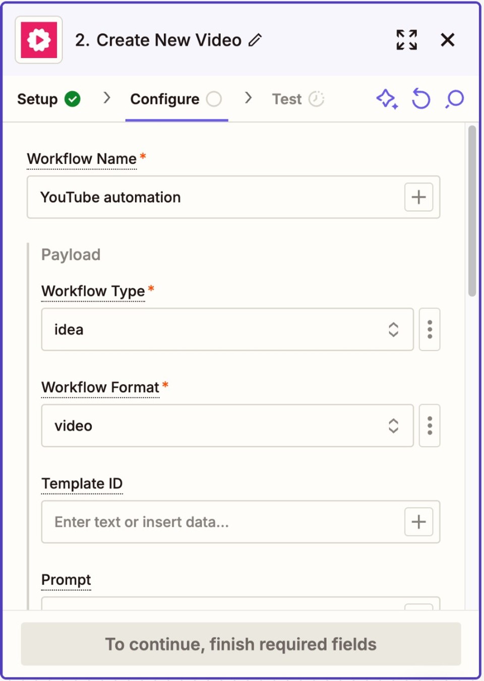 13. Configuring Fliki event setup