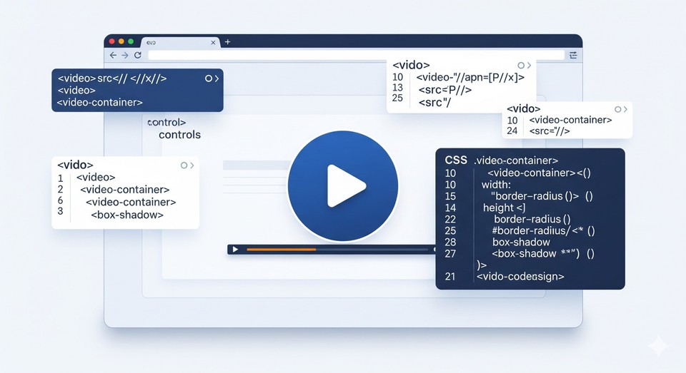 embed video on website
