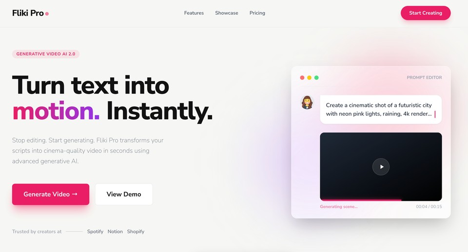 Gemini 3 Pro landing page result