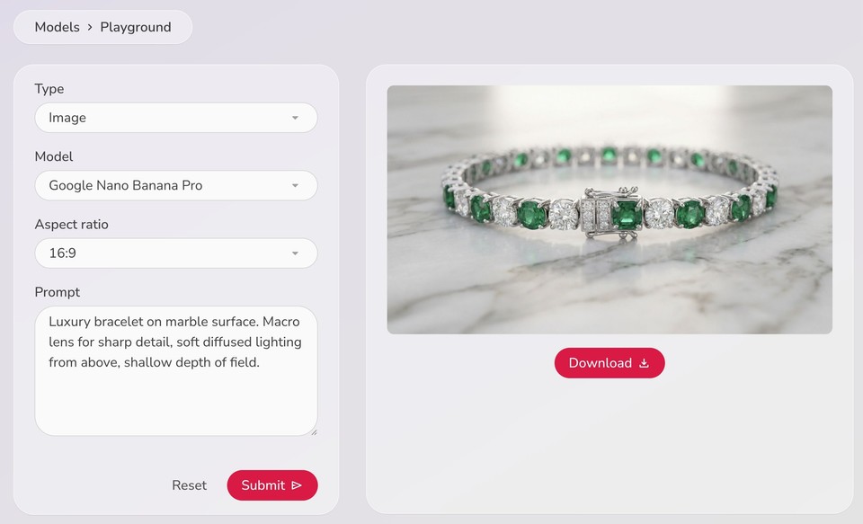 Nano Banana Pro ecommerce product image