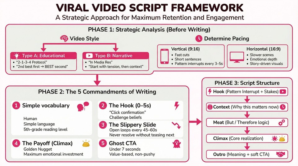 Viral video script framework