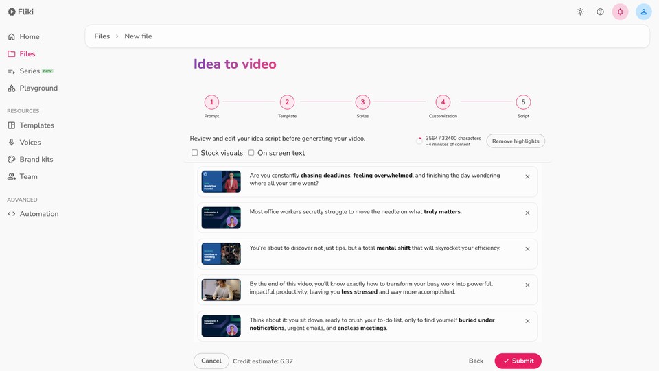 Template workflow review
