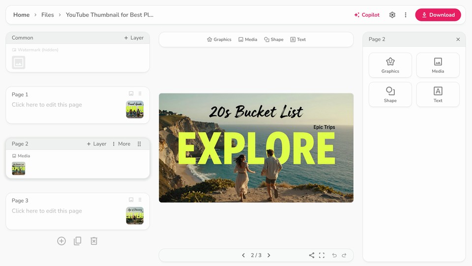 AI Thumbnail workflow step 4