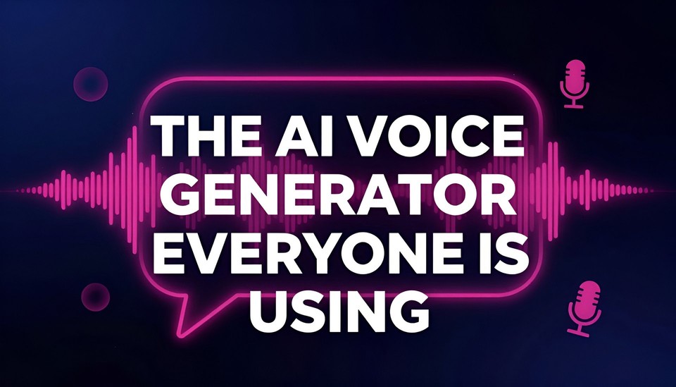 What is the AI voice generator everyone is using