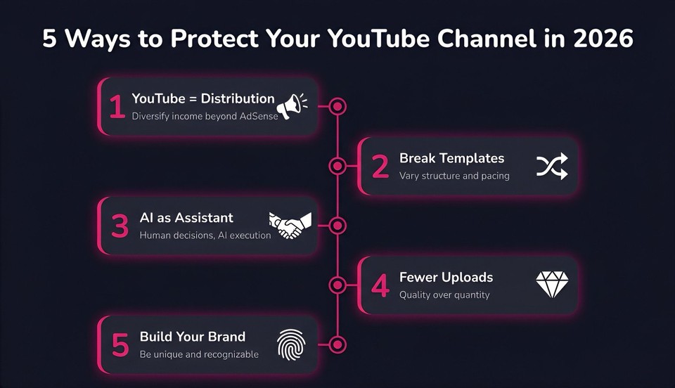 Five ways to protect your YouTube channel