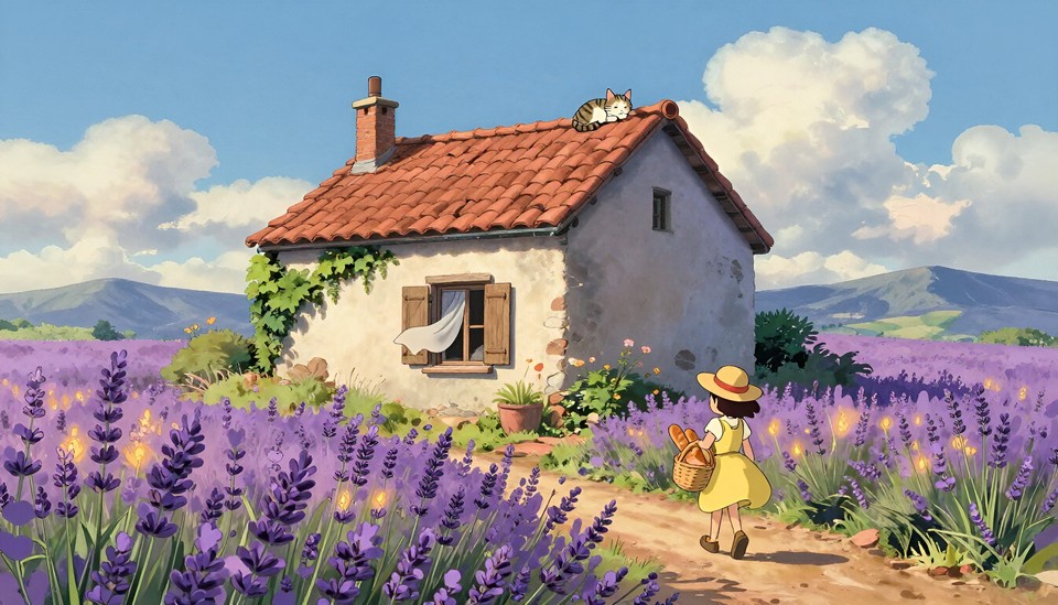 Studio Ghibli-Inspired Environment