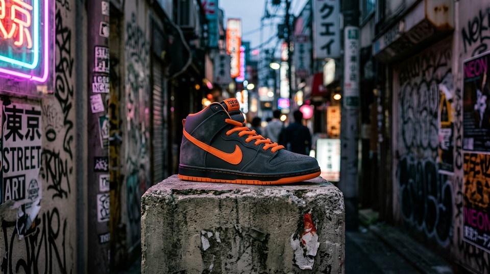 Nano banana 2 sample output - Streetwear sneaker