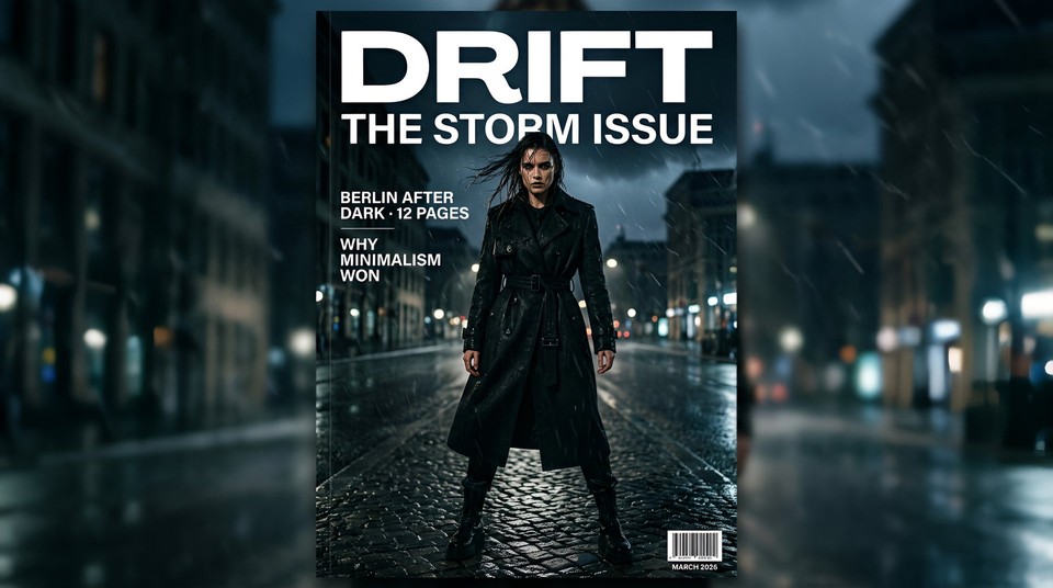 Nano banana 2 sample output - Magazine cover