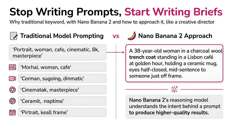 Nano banana 2 prompt writing tip