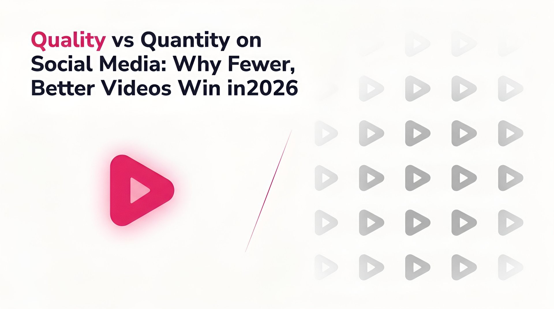 Quality vs Quantity on Social Media: Why Fewer, Better Videos Win in 2026 (A Creator's Playbook)