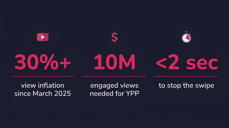 YouTube shorts statistics