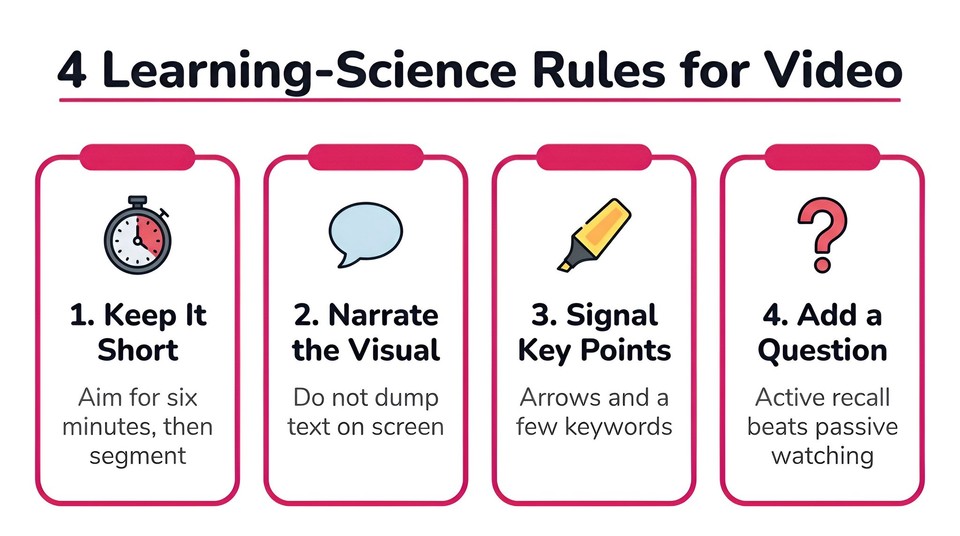 Learning-science rules