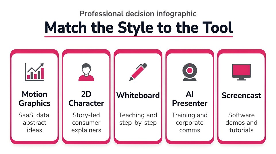 how to choose the right explainer video