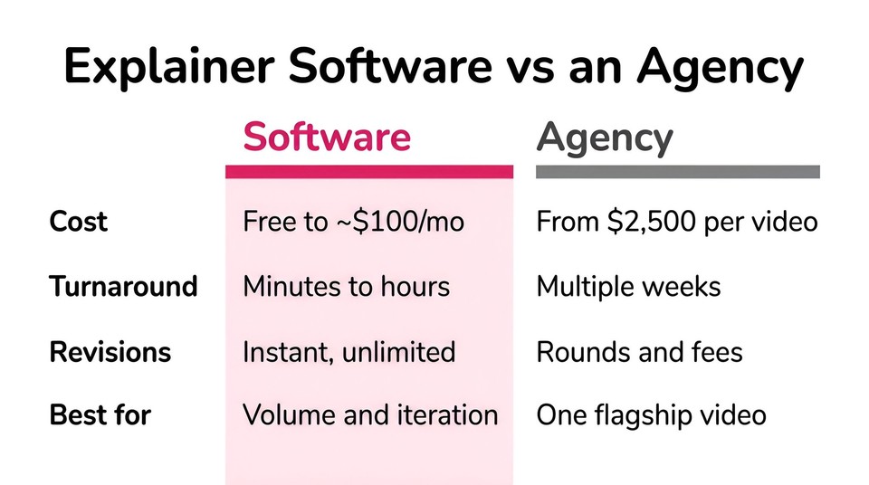 software vs agency
