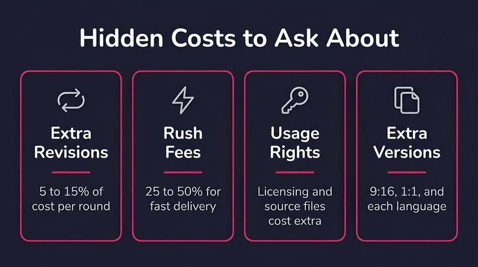 Hidden Costs to Ask About