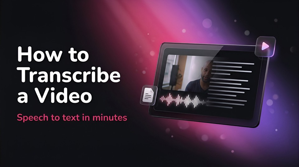 How to transcribe a video
