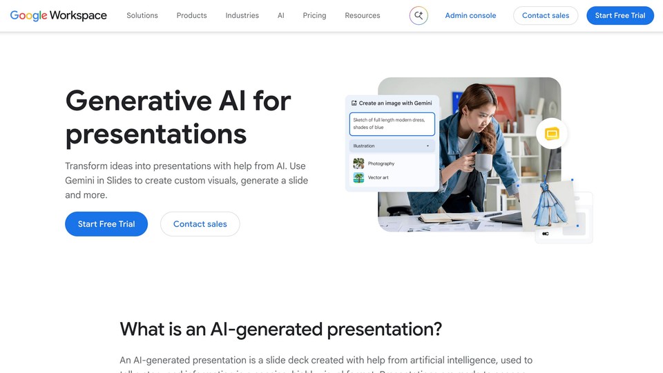 Google Gemini in Google Slides