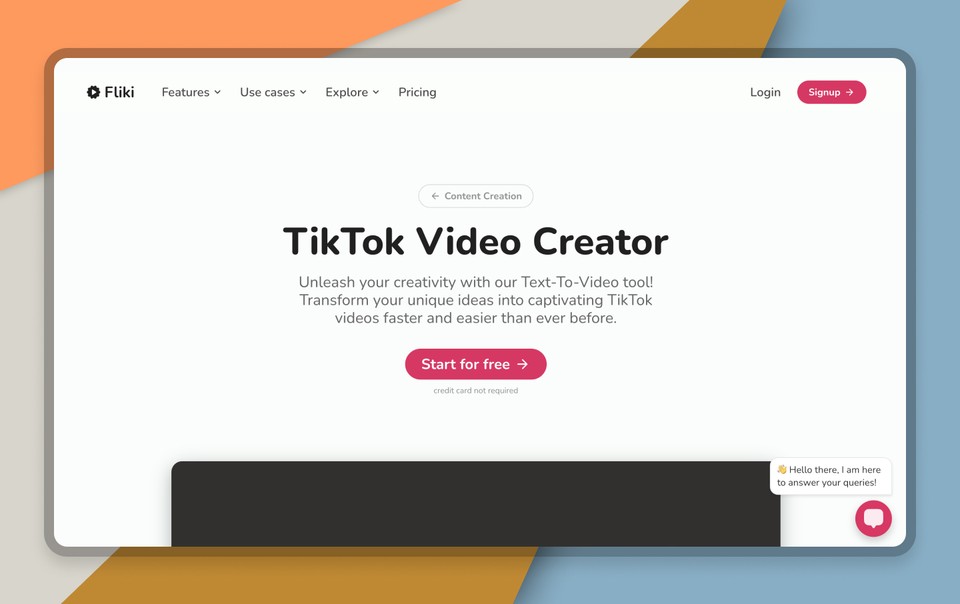 Fliki AI TikTok Video Generator