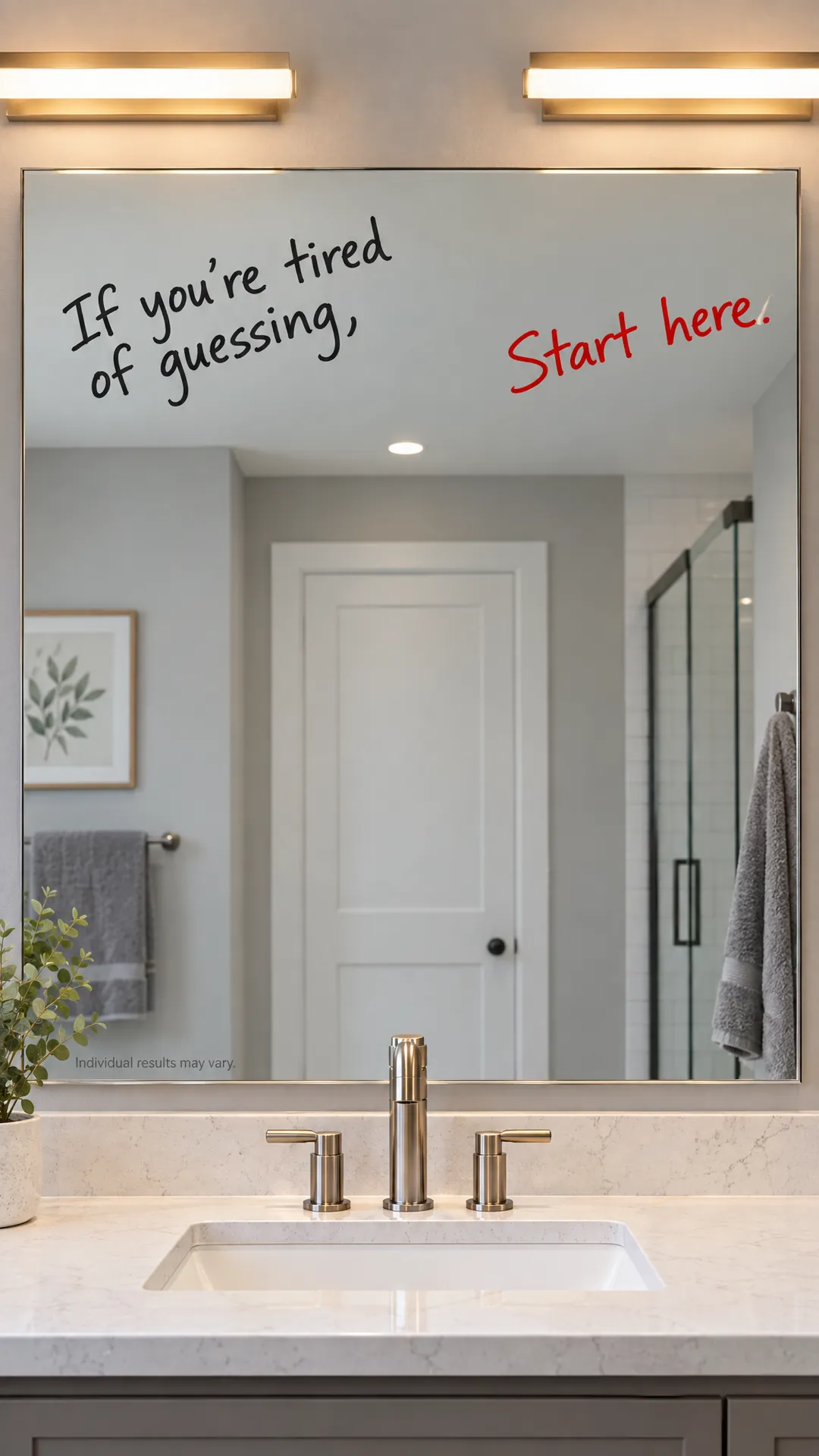 Mirror note look