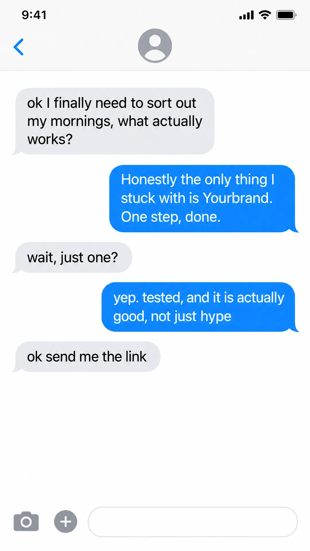 Text thread look