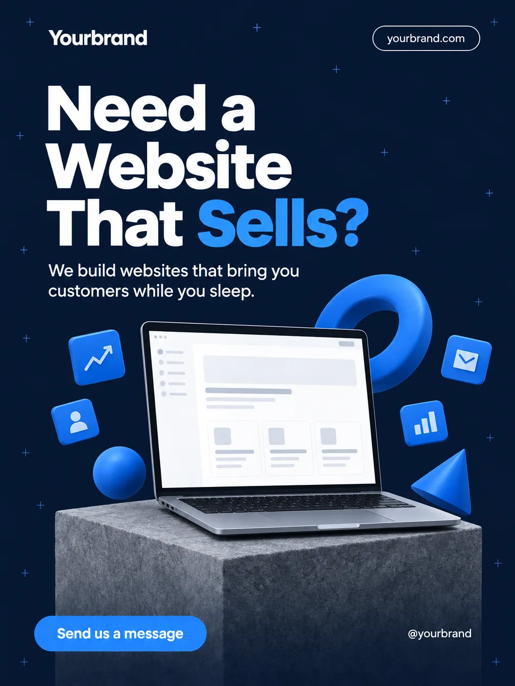 Website laptop look