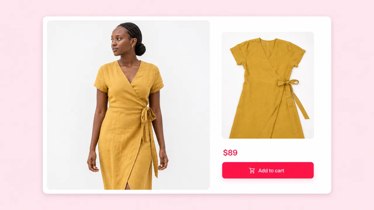 On-model photos for every product page. Fliki AI Clothes Changer for Fashion ecommerce.