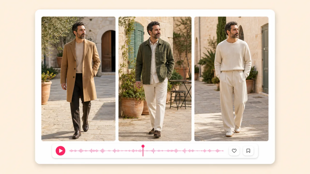 Build a seasonal lookbook from one shoot. Fliki AI Clothes Changer for Lookbooks.