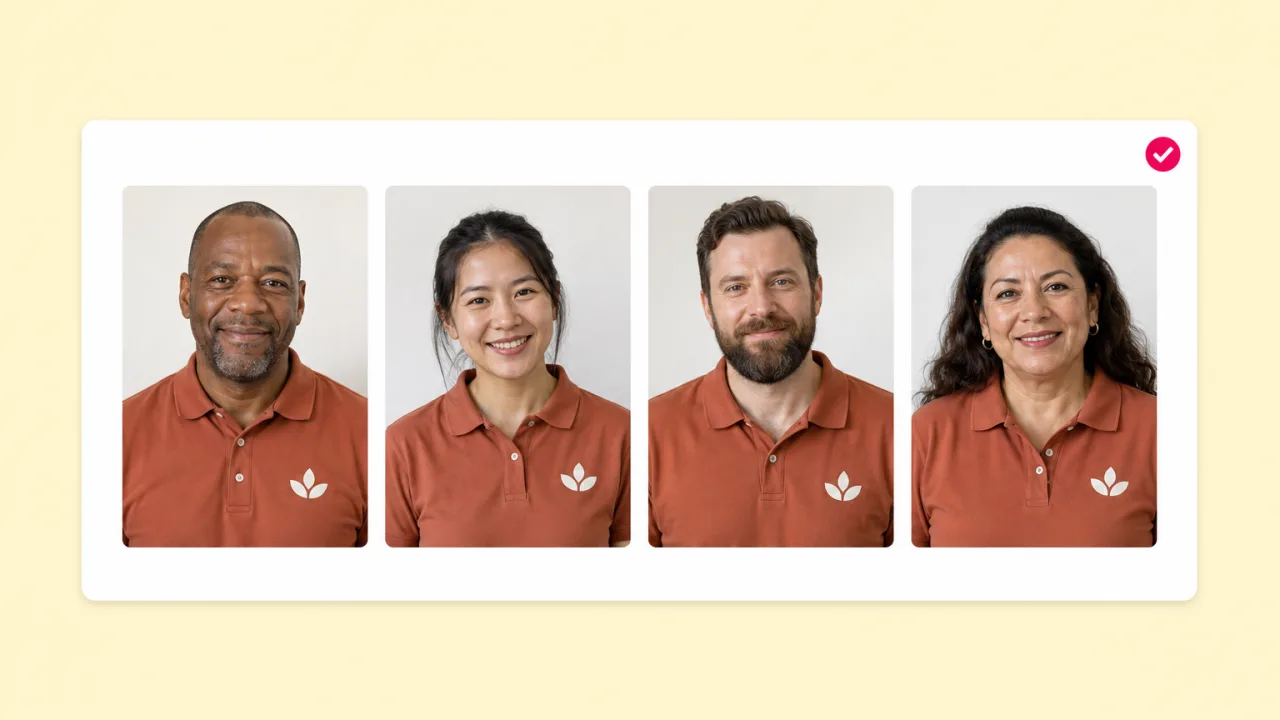Preview uniforms and merch on your team. Fliki AI Clothes Changer for Uniforms and merch.
