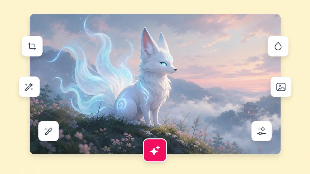 On-model, color, and angle variants from one product shot. Fliki AI image editor for Product photo variants.
