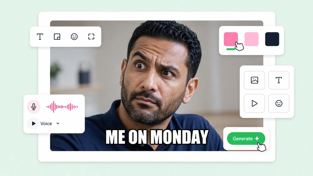 Launch-day meme reels that ride trending audio. Fliki AI Meme Video Editor for Product launch buzz.