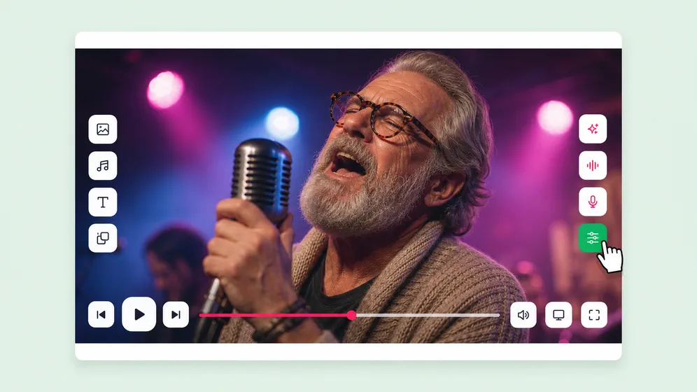 AI-generated music videos and lyric films. Fliki AI movie maker for Music videos.