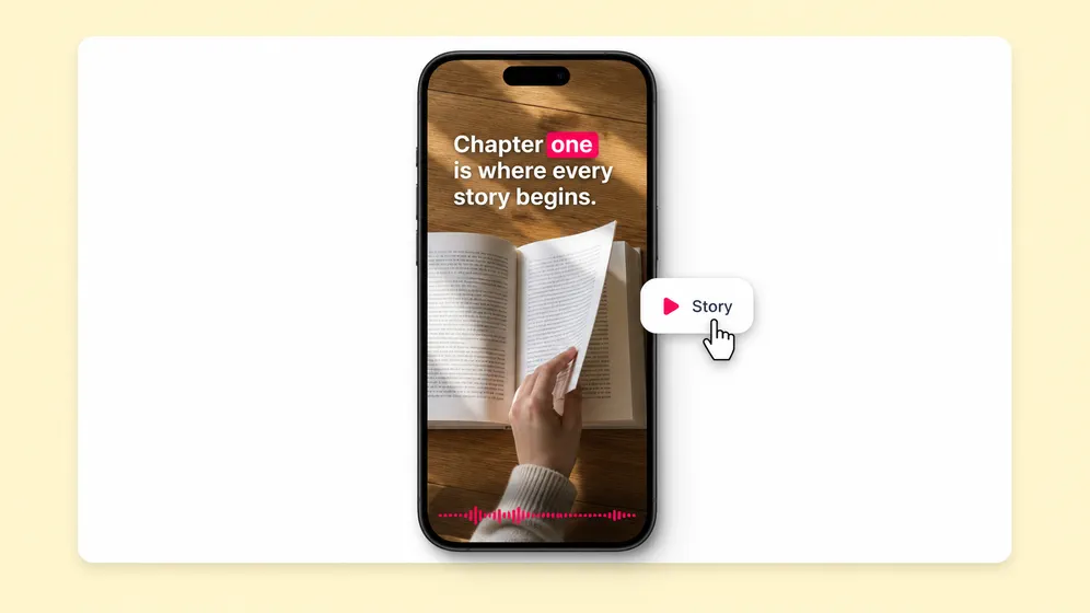 Hook-driven narration for TikTok, Reels, and Shorts. Fliki AI narrator for Shorts & Reels.