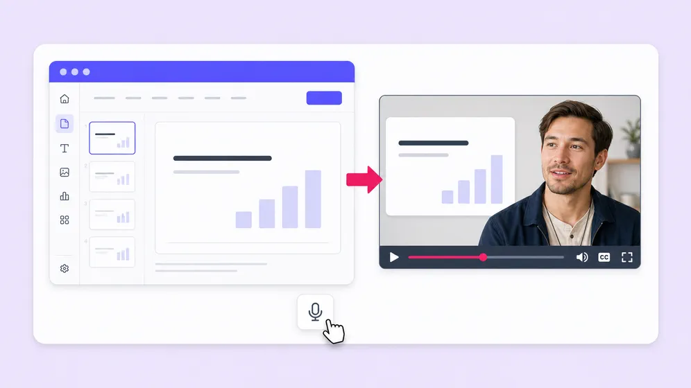 Pitch decks with a narrated investor walkthrough. Fliki Presentation maker for Pitch decks.