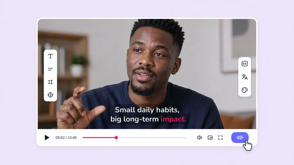 WCAG-compliant captions for enterprise and gov. Fliki AI subtitle generator for Accessibility & compliance.
