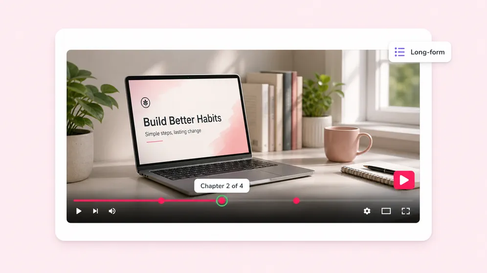 Long-form YouTube and faceless channel videos. Fliki AI video generator for YouTube.