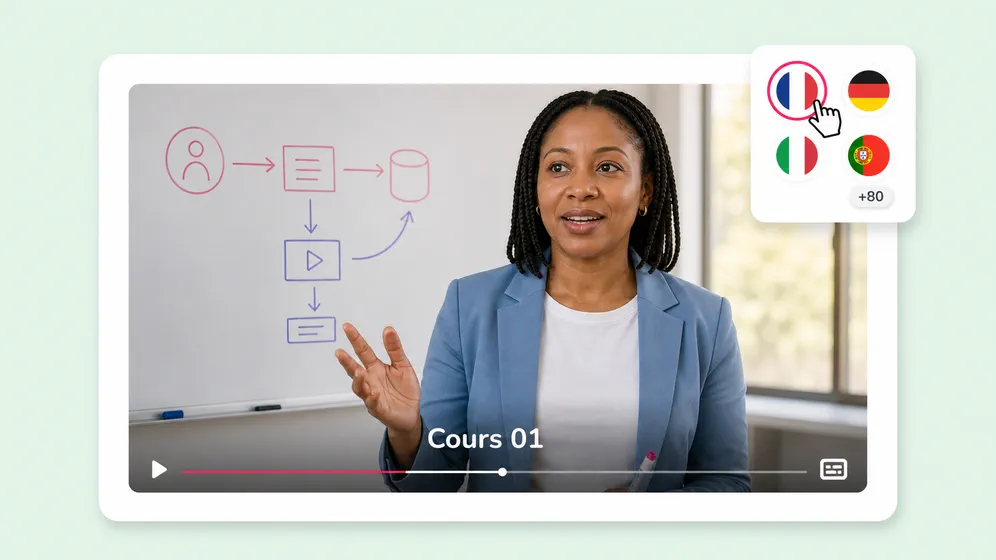 Localize courses with cloned instructor voice. Fliki AI video translator for Course localization.