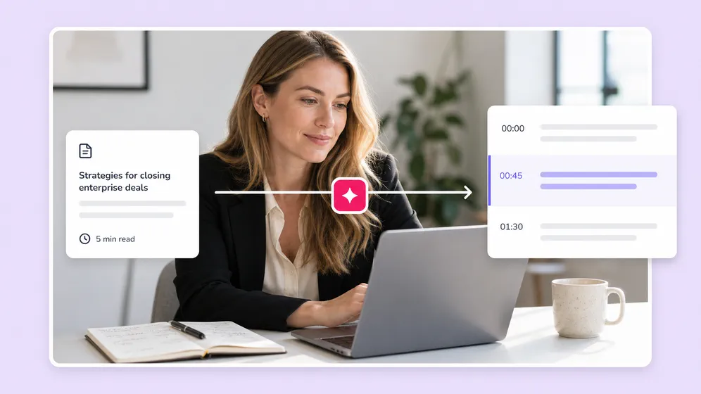 Transcribe product demos and onboarding walkthroughs. Fliki Audio to text for Product demos.