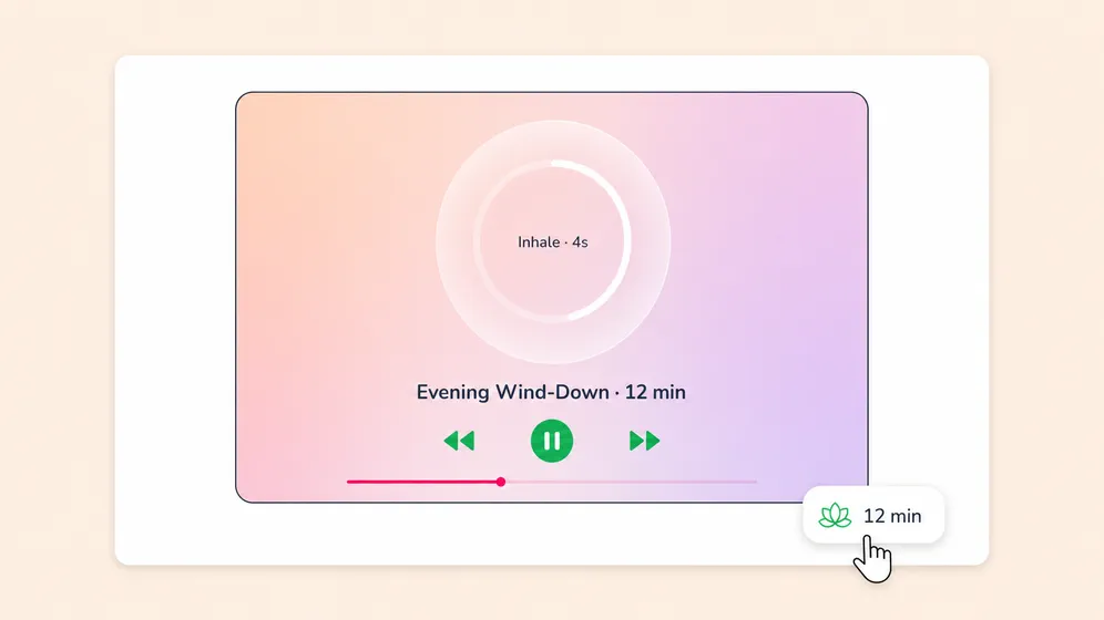Guided meditation and sleep-story audiobooks. Fliki Audiobooks for Meditation & wellness.