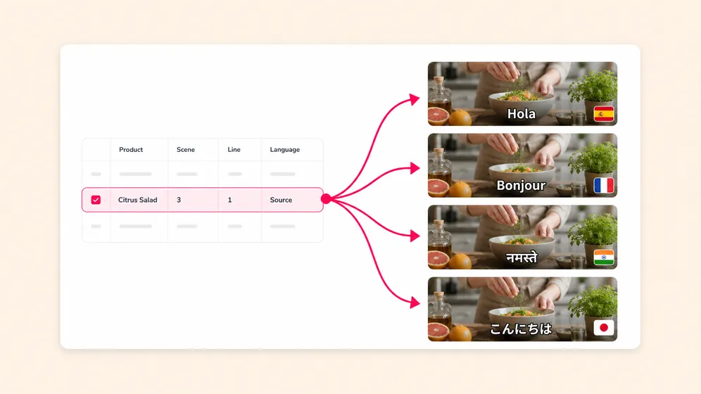 One video, every language, in one batch. Fliki Bulk video creator for Multilingual channels.