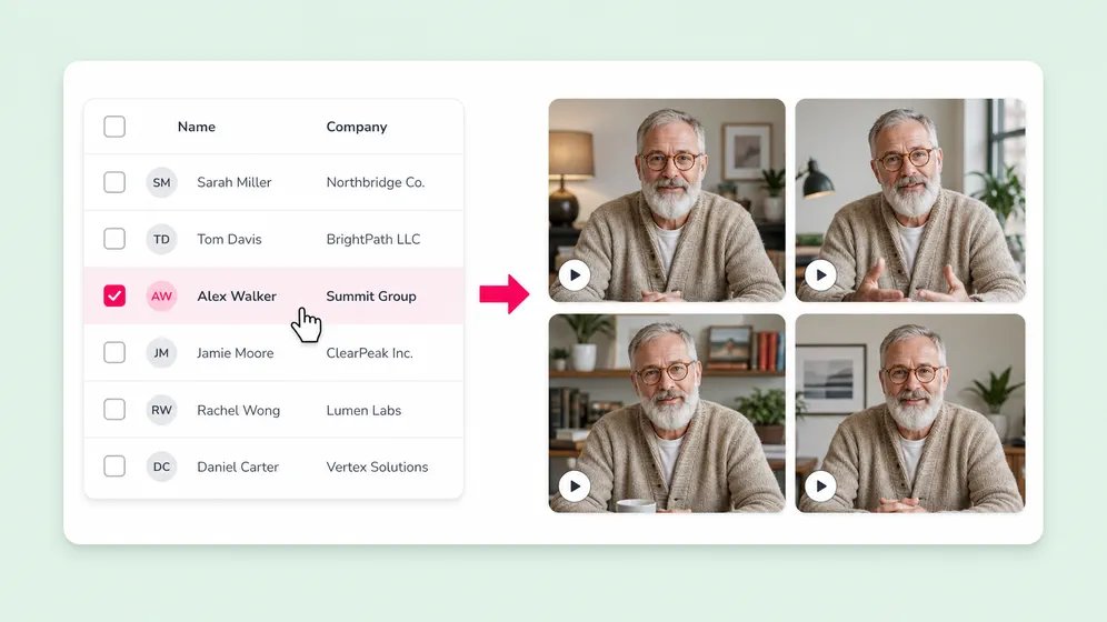 Personalised outbound video at every prospect. Fliki Bulk video creator for Sales & SDR teams.