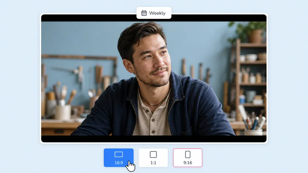 Daily founder talking-head videos from a one-line idea. Fliki Idea to video for Founder content.