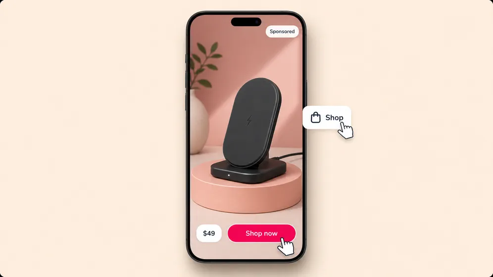 Instagram Shop and Meta Ads creative. Fliki Instagram Reels for IG Shop ads.