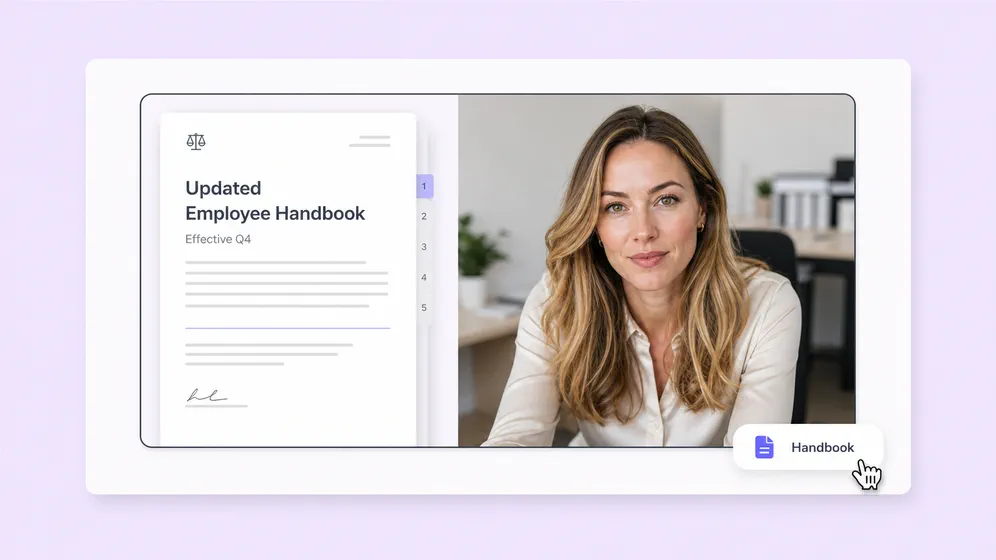 AI policy update videos for HR and Legal. Fliki Internal Communication for Policy updates.