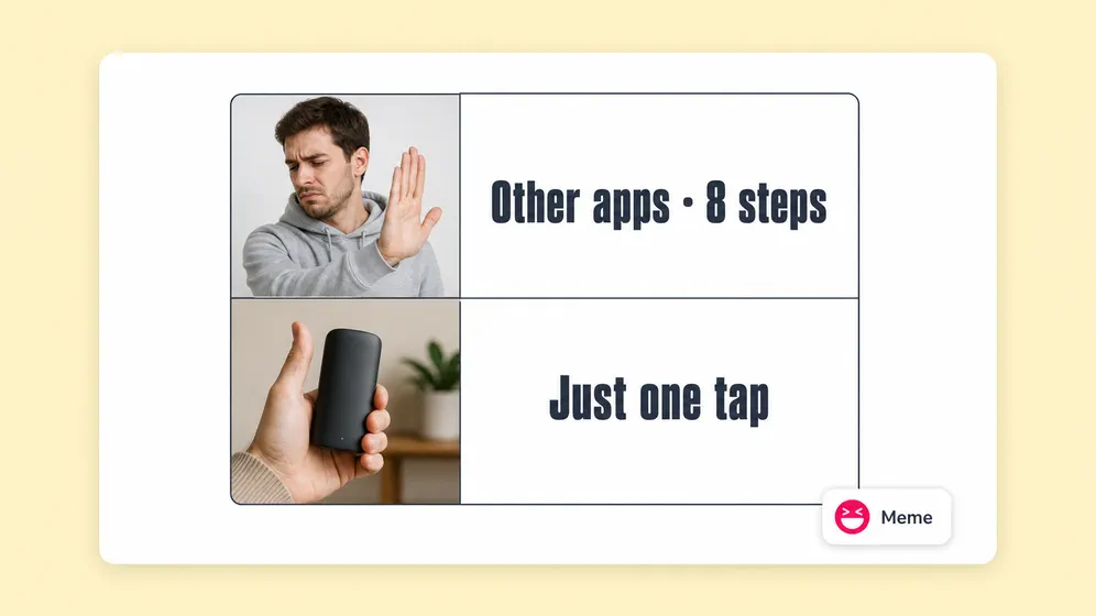 AI meme maker for viral social content. Fliki Marketing and Social Media for Memes.